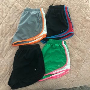 Bundle of 4 Nike Tempo running shorts
